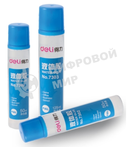 Клей жидкий Deli E7302 50мл прозрачный