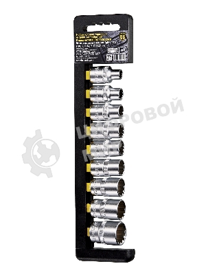 Набор головок BERGER BG2039 торцевых 1/2'' spline 9 предметов