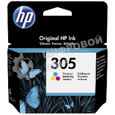 Картридж струйный HP 305 3YM60AE многоцветный (100 стр.) (2мл) для HP DJ 2320/2710/2720