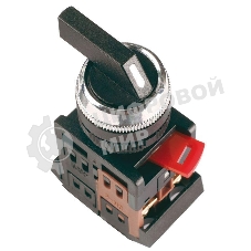 Переключатель ALC-22 на 2 полож. черный 1з+1р IEK BSW10-ALC-2-K02