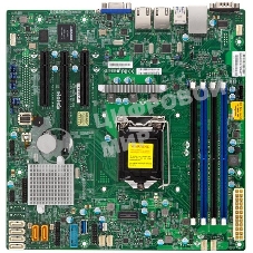 Материнская плата SuperMicro MBD-X11SSL-F-B Soc-1151 iC232 mATX 4xDDR4 6xSATA3 SATA RAID i210AT 2хGgbEth bulk
