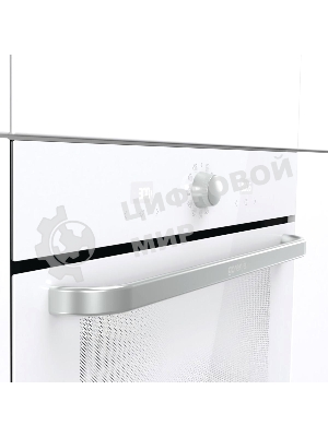 Электрическая духовка Gorenje BOS67371SYW 60 см, 77 л, Коллекция: Simplicity, Очистка паром AquaClean, 12 режимов, белый