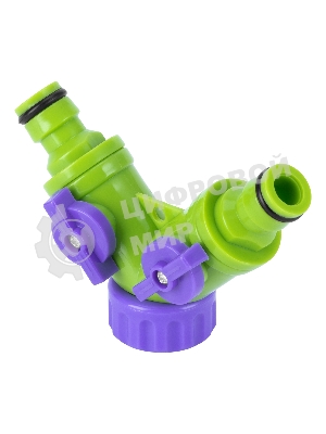 Разветвитель Palisad 2-канальный регулируемый со штуцерами