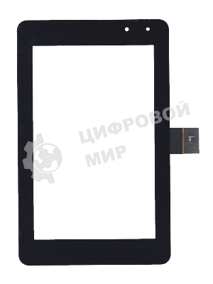 Сенсорное стекло (тачскрин) для Lenovo v2007 черное