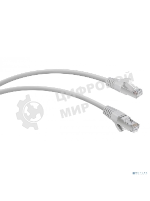 Патч-корд WRline WR-PC-RJ45-FTP-5E-2-GY F/UTP общий экран RJ-45 вил.-вилка RJ-45 cat.5e 2м серый LSZH (уп.:1шт)