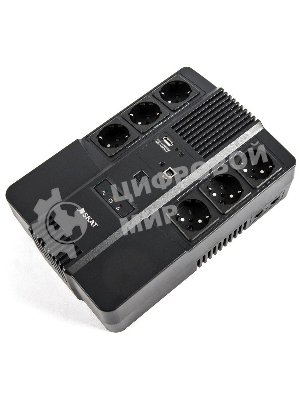 Источник бесперебойного питания Бастион SKAT-UPS 600 AI 220В 360Вт 1АКБ 7А·ч внутр. меандр. стаб-ция напр-я. 6 выходов (8998)