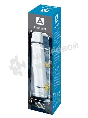 Термос Арктика 101-750, 0,75 л, узкое горло, классический, холод/тепло 26 ч