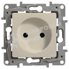 Розетка 2К винты, сл. кость ETIKA 
