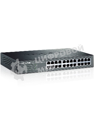 Коммутатор TP-Link SMB TL-SG1024DE 24-Port Gigabit Easy Smart Switch, 24 10/100/100Mbps RJ45 ports, MTU/Port/Tag-based VLAN, QoS, IGMP Snooping