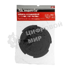 Резиновая опора для подкатного домкрата Matrix универсальная, D=100 мм, d=90, H=12 мм