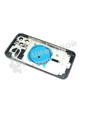 Задняя крышка (корпус) в сборе с рамкой для Apple iPhone 12 Pro Max синяя
