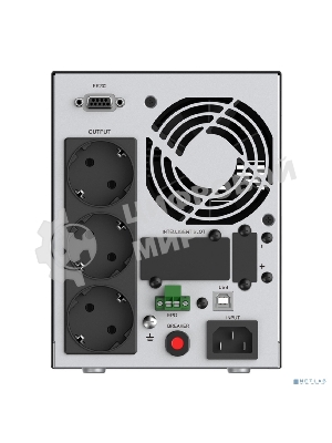 Источник бесперебойного питания CBR ESN-1KT-3F-LCHERSC Online 1000VA/1000W Tower 3 x Schuko, LCD, HID-USB, RS232, EPO, SNMP slot