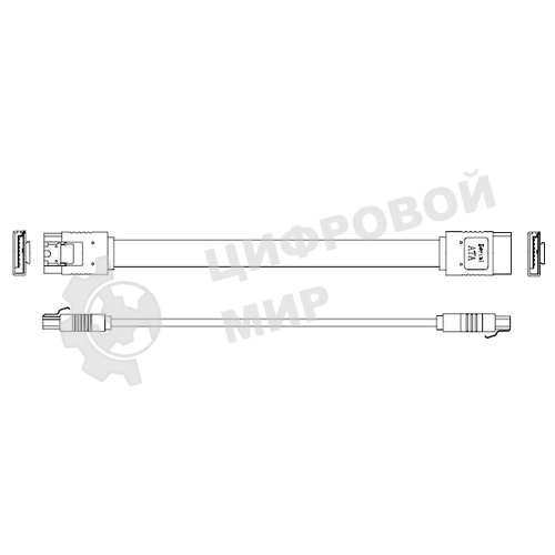 Кабель Advantech 1700018971 M Cable SATA 7P/SATA 7P 15CM 180/180 W/