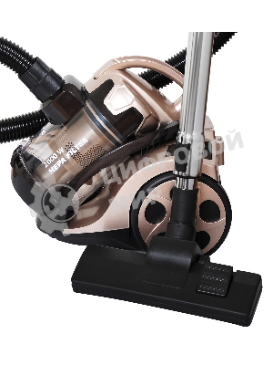 Пылесос Starwind SCV5625 золотистый, 350/2000 Вт, уборка сухая, пылесборник контейнер 2.5 л