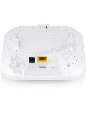 Гибридная точка доступа Zyxel NebulaFlex NWA50AX, WiFi 6, 802.11a/b/g/n/ac/ax (2,4 и 5 ГГц), MU-MIMO, антенны 2x2, до 575+1200 Мбит/с, 1xLAN GE, PoE, без поддержки Captive portal и WPA-Enterprise, защ