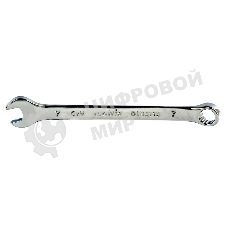 Ключ комбинированный Matrix, 7 мм, CrV, полированный хром