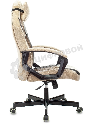 Кресло Бюрократ VIKING 6 KNIGHT BR FABRIC коричневый, ткань, 120 кг, механизм качания