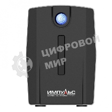 Источник бесперебойного питания Импульс ЮНИОР СМАРТ 800, 800/480 ВА/Вт, LED, IEC-C13x4