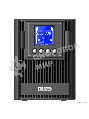 Источник бесперебойного питания CBR ESN-1KT-3F-LCHERSC Online 1000VA/1000W Tower 3 x Schuko, LCD, HID-USB, RS232, EPO, SNMP slot