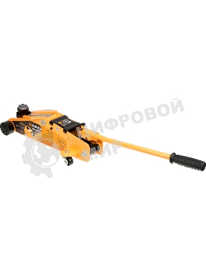 Домкрат ВИХРЬ ДМК-2,5ФК2,5т,140-390мм,сфиксатором,вкейсе, гидравлический подкатной