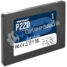 Накопитель SSD Patriot P220, 1Tb, SATA III, 2.5