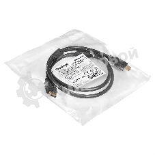 Кабель HDMI ExeGate EX-CC-HDMI2-1.0F (19M/19M, v2.0, 1м, 4K UHD, Ethernet, ферритовые кольца, позолоченные контакты)