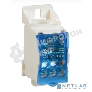 Распределительный блок IEK RBD-160 на DIN-рейку РБД-160А