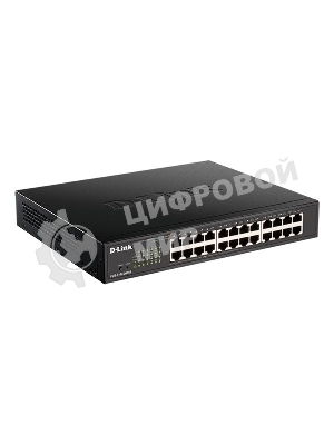 Коммутатор настраиваемый L2 D-Link DGS-1100-24PV2/A3A c 24 портами 10/100/1000Base-T (12 портов РоЕ 802.3af/at, PoE-бюджет 100 Вт)
