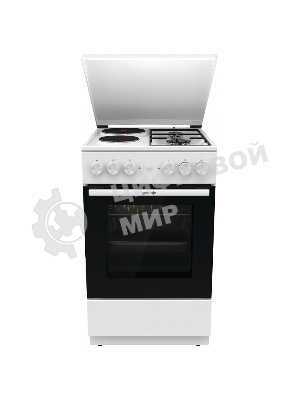 Плита комбинированная Gorenje GK5A12WG белый, конфорок 2 газовых и 2 электрических, духовка 68 л, 50 см x 85 см x 59.4 см