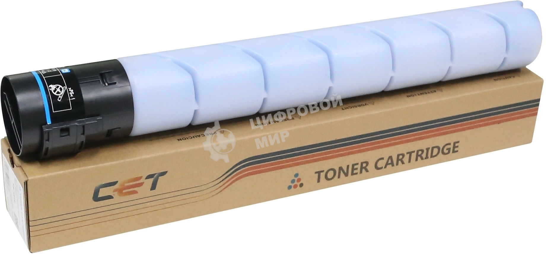 Картридж лазерный CET для Konica Minolta Bizhub C227/C287 Голубой (NF8) 467г, 21000 стр. (A8K3430/A8K3450/TN-221C)