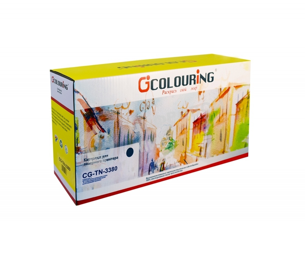 Картридж Colouring CG-TN-3380 черный (8000 стр.) для Brother DCP-8110DN/8150DN/8155DN/HL-5450DN/5445D/5440D/5470DW/5470DWT/6180DW/6180DWT/MFC-8510DN/8520DN/8515DN/8710DW/8910DW/8950DW/8950DWT/8810DW