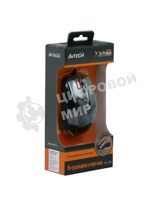 Мышь проводная A4Tech N-70FX черный, 1600 dpi, USB, кнопки - 7
