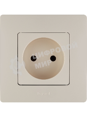 Розетка 2К винты, сл. кость ETIKA 