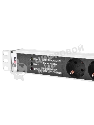 Аксессуар ЦМО Вертикальный блок розеток Rem-16 с фил. и инд., 20 Shuko, 16A, алюм., 33-38U, шнур 3 м. (R-16-20S-FI-1420-3)