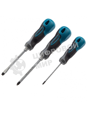 Набор отверток Gross 12167 комбинированный 3 шт, S2, трехкомпонентная рукоятка