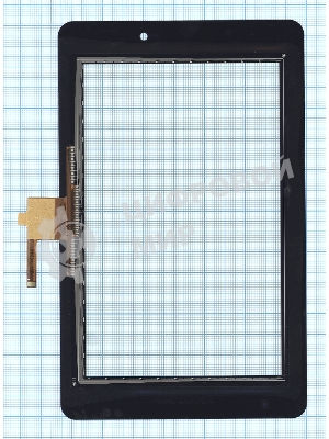 Сенсорное стекло (тачскрин) для Lenovo LePad S2007, черное