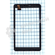 Сенсорное стекло (тачскрин) для Irbis TZ841, черное с рамкой