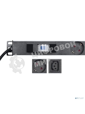 Блок распределения питания Rexant для 19