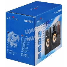 Акустическая система Oklick OK-161 2.0 темное дерево 6Вт