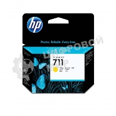 Картридж струйный HP №711 CZ132A желтый для HP DJ T120/T520 (29мл)