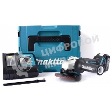 УШМ MAKITA DGA504RF ф125мм 18В 1х3А·ч Li-ion 8500об/м 2.5кг,чем,пл пуск,anti-restart,б/щет
