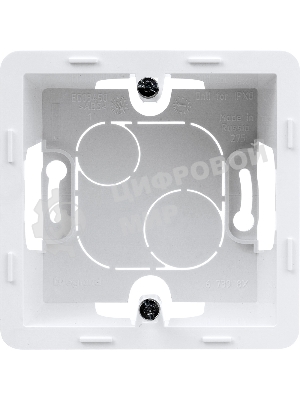 Коробка накладного монтажа 1 пост белый Inspiria