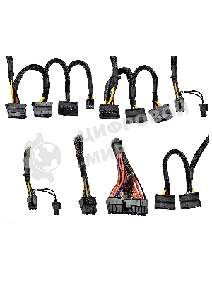 Блок питания ExeGate 750PPX RTL (EX292336RUS), 750Вт, 140мм, модульный, черный