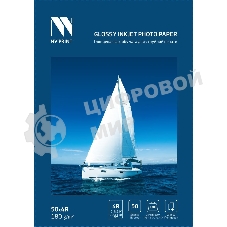 Глянцевая фотобумага для струйной печати 180 г/м   4R(100mmx150mm) 50  листов