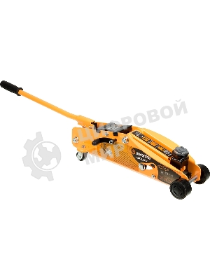 Домкрат ВИХРЬ ДМК-2,5ФК2,5т,140-390мм,сфиксатором,вкейсе, гидравлический подкатной