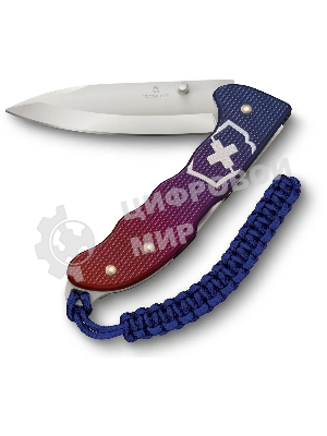 Нож перочинный Victorinox Evoke Alox (0.9415.D221) 136мм 5функц. синий/красный подар.коробка
