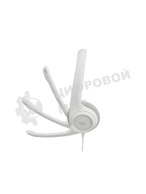 Гарнитура Logitech H390 белый, проводная, USB