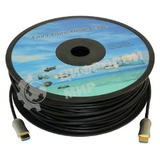Кабель аудио-видео Fiber Optic HDMI (m)/HDMI (m) 35м. позолоченные контакты черный