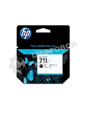 Картридж струйный HP №711 CZ133A черный для HP DJ T120/T520 (80мл)
