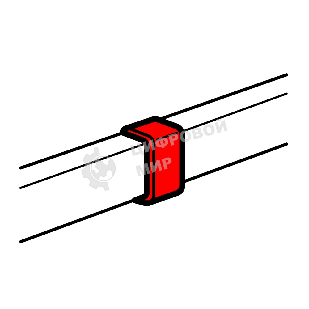 Накладка на стык кабель-канала LEGRAND 033603 32x12.5мм, цвет белый